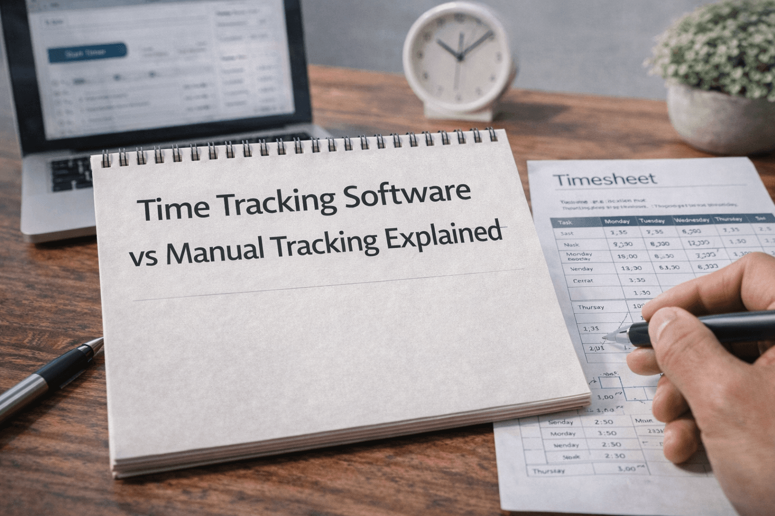 Time Tracking Software vs Manual Tracking Explained