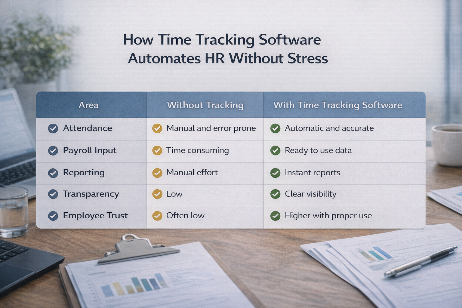 How Time Tracking Software Automates HR Without Stress Comparison