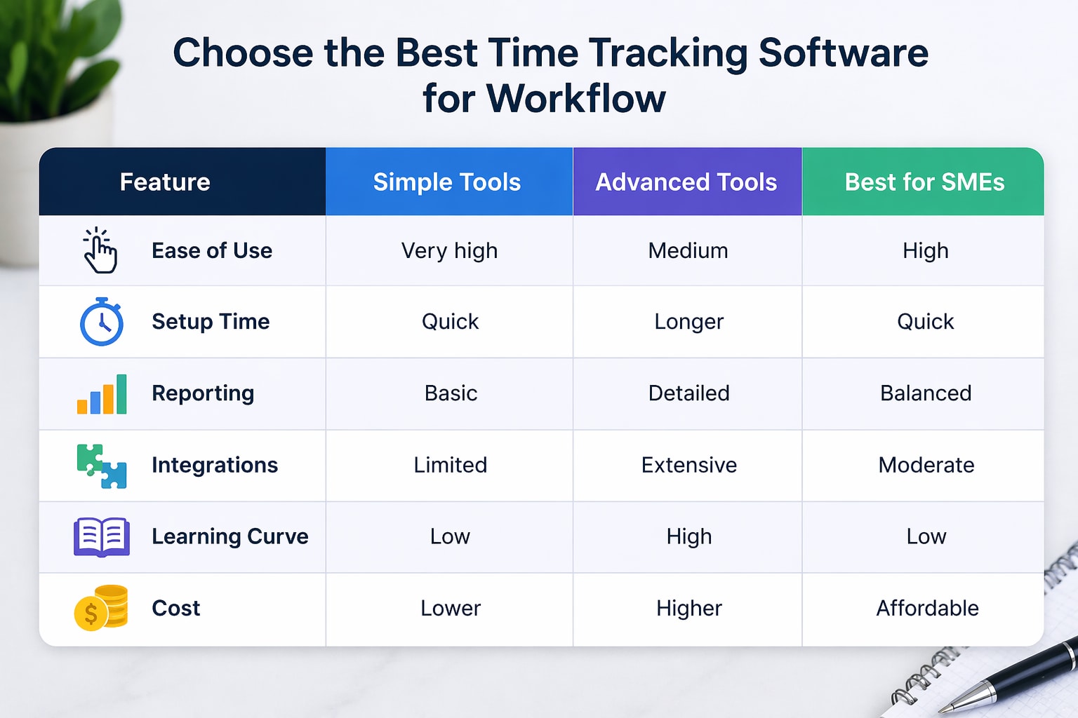 Choose the Best Time Tracking Software for Workflow Comparison